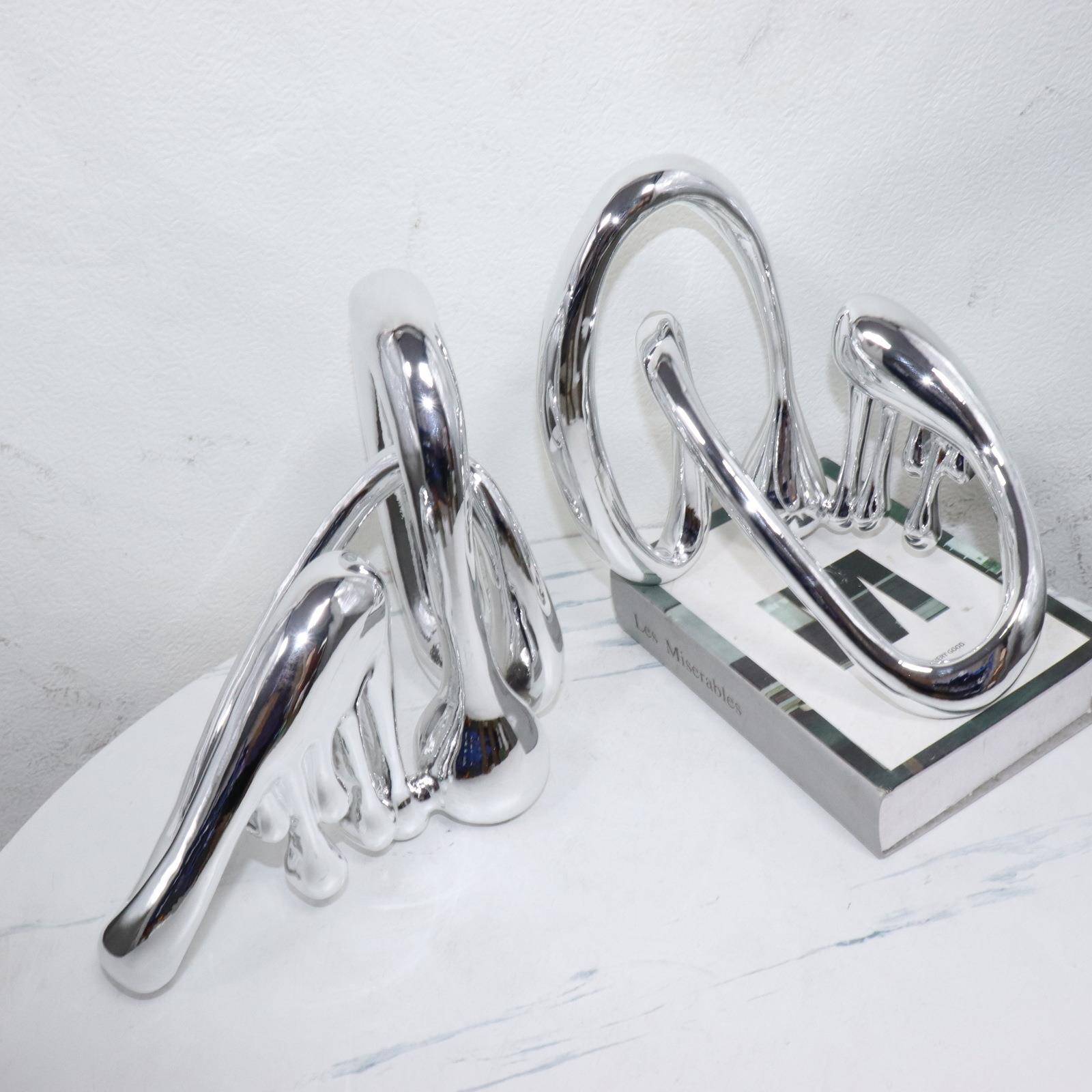 欧式轻奢镀音符摆件茶几品样板间摆书房电客厅桌面XJW00002玄关装