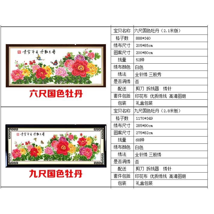 富贵花开十字开富花贵绣国色牡丹卉客厅花新款BVU线绣图2025手绣