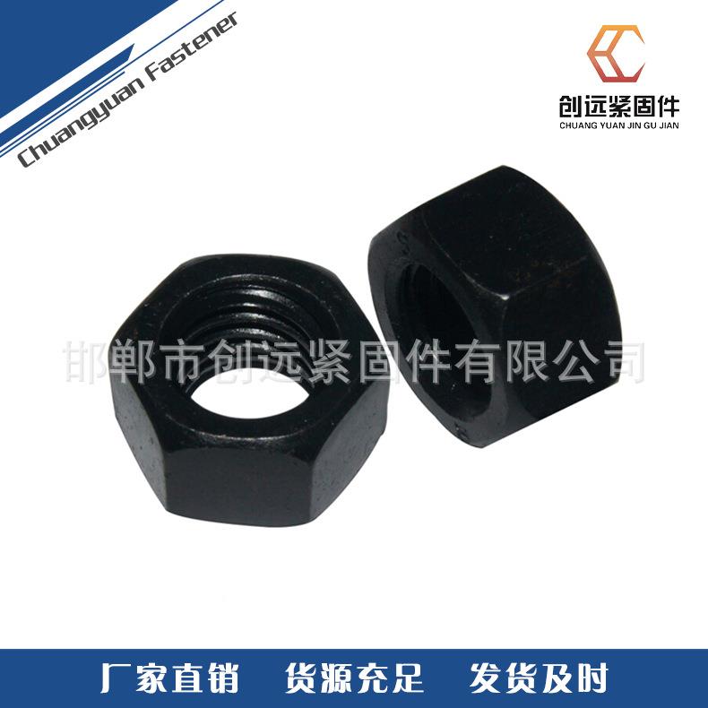 高强度角螺母8IRJ1012级细扣细牙反热牙镀锌螺母加六厚法兰螺母