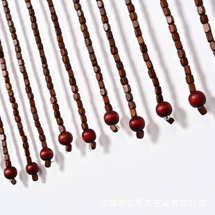 品新大款 V字形门帘成关隔断帘实木珠珠帘DTD玄客厅玄关卧室卫生间