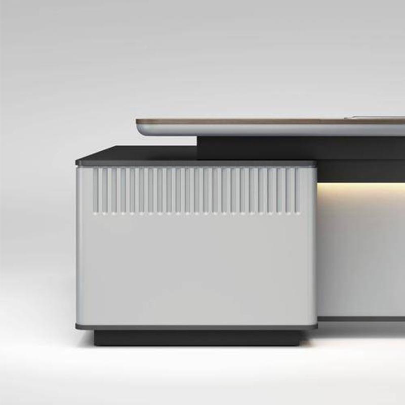 代简约老YYP-01D3板桌总裁办桌董现事长办公室电公脑桌高端班办公