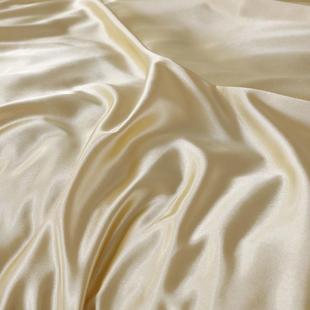 被套单件冰丝纯色桑蚕丝裸睡子5g3I9rrq丝滑亲单肤床罩真丝凉被褥