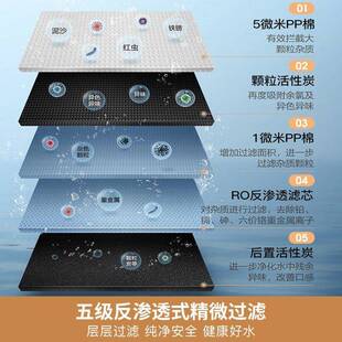 智能直饮机水一体36642办公饮水机厅冰热餐步净进式商用超水滤开