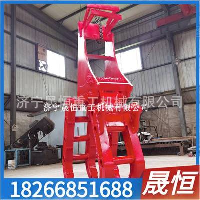 下联动UCV型机械夹木器3机+2机械抓钢挖机掘配件夹木器抓铁抓石头