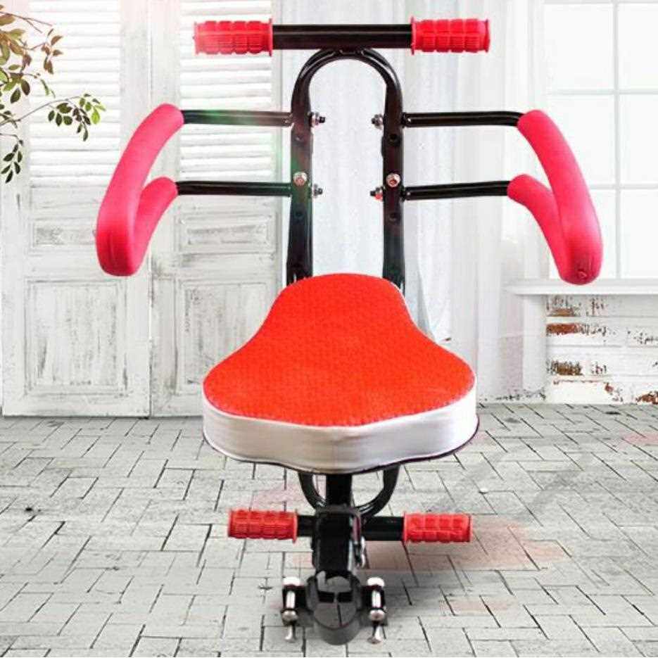 新款直销儿童前置座椅自行车电动车可折叠前置座椅宝宝折叠座板骑