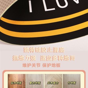 圆形家用跳绳垫减震垫子室内静音C防滑跳绳健身运动垫瑜伽垫可定
