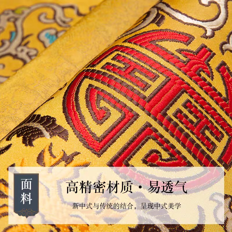 新中式家用轻奢桌旗客厅茶台桌布布艺床旗古典长条茶几巾桌垫定制