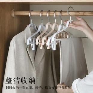 夹防起包收纳整理衣撑 铝合金挂钩防晒防锈无痕晾衣架大衣可伸缩裤