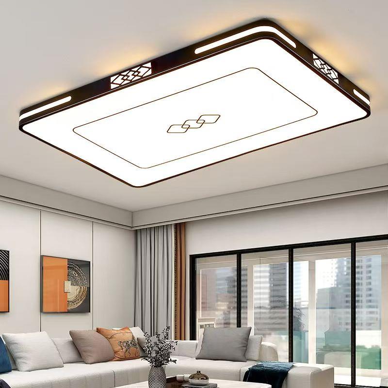 新款灯具简约现代全屋套餐组合灯具卧室客厅厨房长方形LED吸顶灯