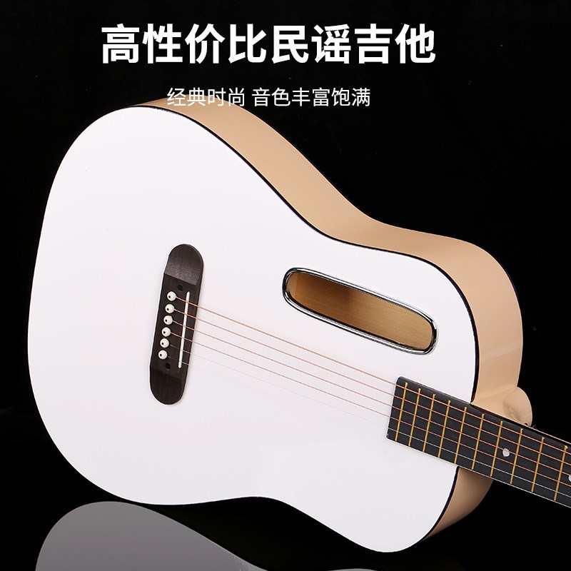 吉他38寸儿童男生女生初学者新手入门专用琴高颜值民谣木吉他乐器图片