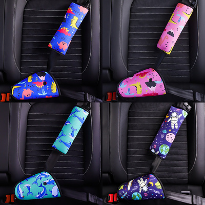 儿童安全带固定器防勒脖辅助限位器汽车用座椅宝宝护肩套调节神器