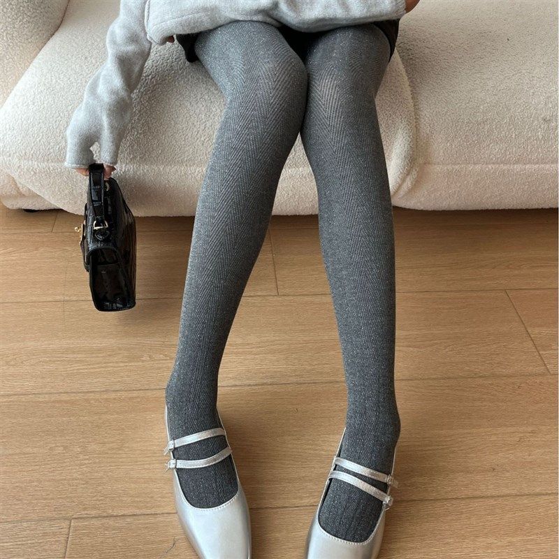 银丝亮晶晶连裤袜女外穿复古提花春秋打底裤性感显瘦黑色厚丝袜,女士内衣/男士内衣/家居服,连裤袜/打底袜,淘宝优惠券,粉丝福利购,淘宝优惠卷