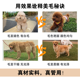 优宠乐狗狗卵磷脂增色亮毛美毛护肤防掉毛泰迪金毛萨摩耶猫狗通用