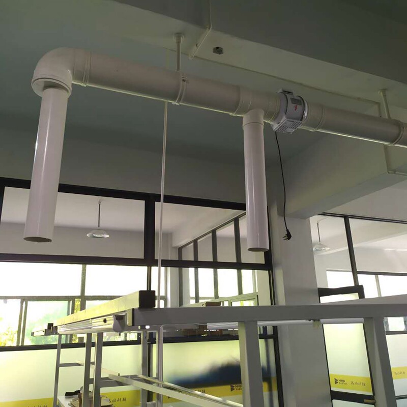 顶格6寸150斜流增压圆形管道风机PVC160单速新风排气扇强力送抽风