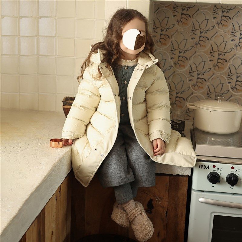 女童假两件长裤秋冬季新款宝宝加绒加厚毛呢裤儿童洋气阔腿裤裤子