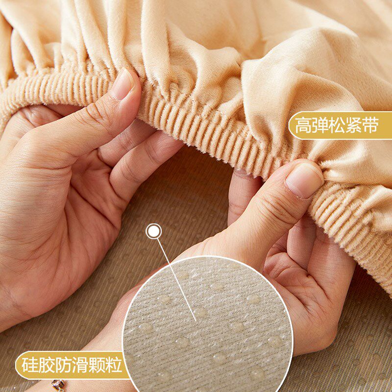 沙发笠套四季通用全包型2024新款欧式带群边花边防滑坐套罩笠定制