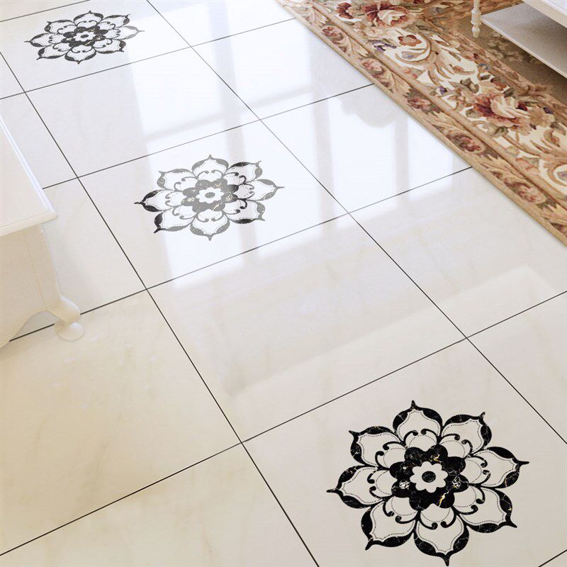 客厅地面瓷砖装饰地板贴入户玄关地贴自粘防水耐磨过道走廊拼花贴