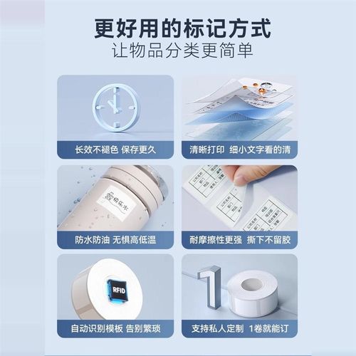 精臣M2/B32/Z401哑银标签打印机不干胶四防热转印固定资产打印纸