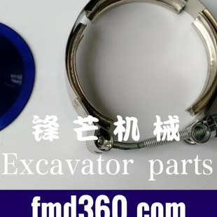 8220 配件PC200 6挖机6D102增压器与消声器卡箍6732