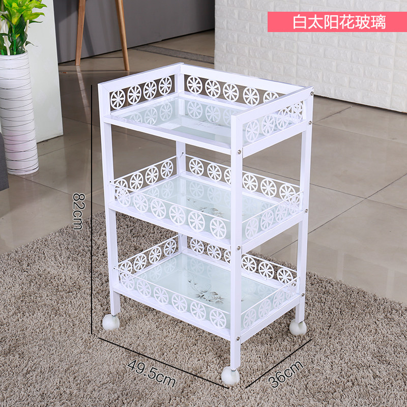 铁艺美容推车美容院小推车美甲美发手推车工具车三层置物架子包邮