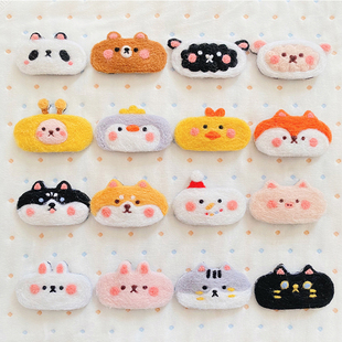 数绵羊羊毛毡戳戳乐diy手工小动物柴犬猫发夹胸针新手材料包礼物