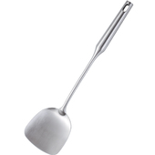 沃达美锅铲304不锈钢加厚炒铲粥勺 炒勺 厨具烹饪炊具长柄漏铲