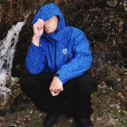 Mertra 秋冬男女时尚 Waterproof Jacket-blue 蓝色水溶硬壳夹克