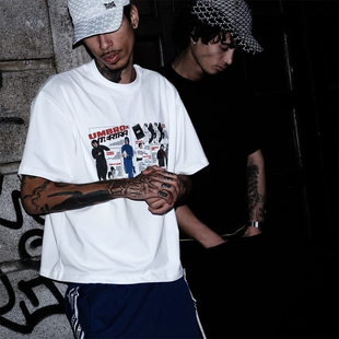 漫画白色短袖 White 男女宽松 tee 印花潮流T恤 catalogue Mertra