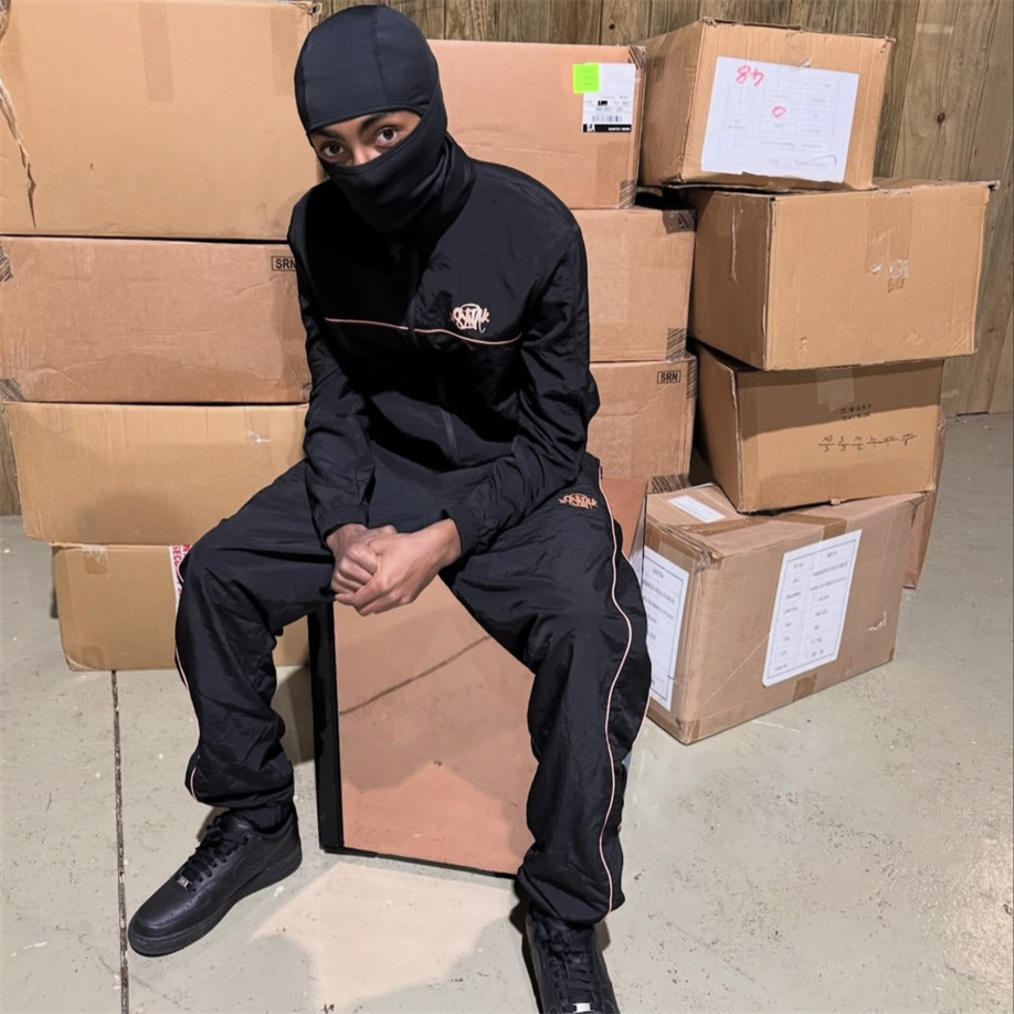 gold玫瑰金压胶梭织套装