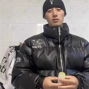 Thug Club羽绒棉服冬季休闲欧美明星同款嘻哈说唱 街头 潮流宽松