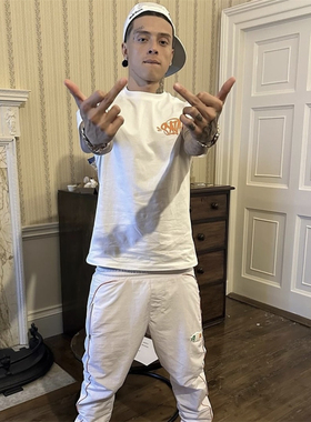 SYNA WORLD短袖CentralCee同款嘻哈街头说唱休闲运动短袖沙滩女孩