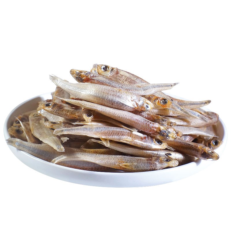 小鱼干猫咪零食宠物无盐幼猫增肥发腮补钙磨牙猫粮河虾冻干多春鱼