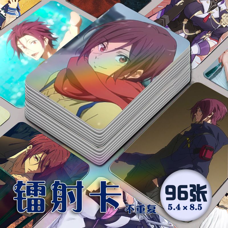 松冈凛镭射小卡96张全套f