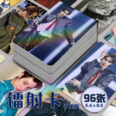 sm新男团jay镭射小卡96张
