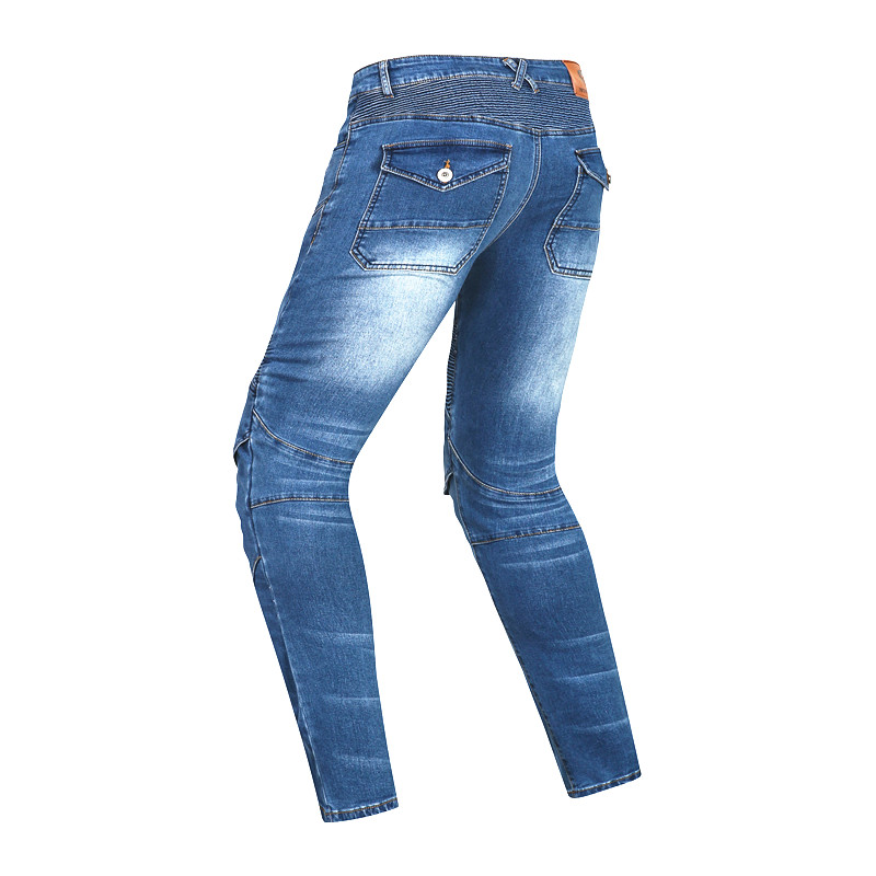 包邮摩托车赛车骑行裤修身弹力机车防摔裤护具骑行牛仔裤春夏秋季