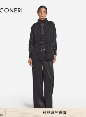 【季末折扣】FALCONERI女士经典纹理柔软无袖羽绒夹克背心DCC105V