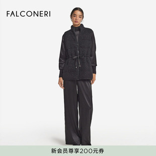 纹理柔软舒适无袖 立领羽绒夹克背心DCC105V 经典 FALCONERI女士时尚