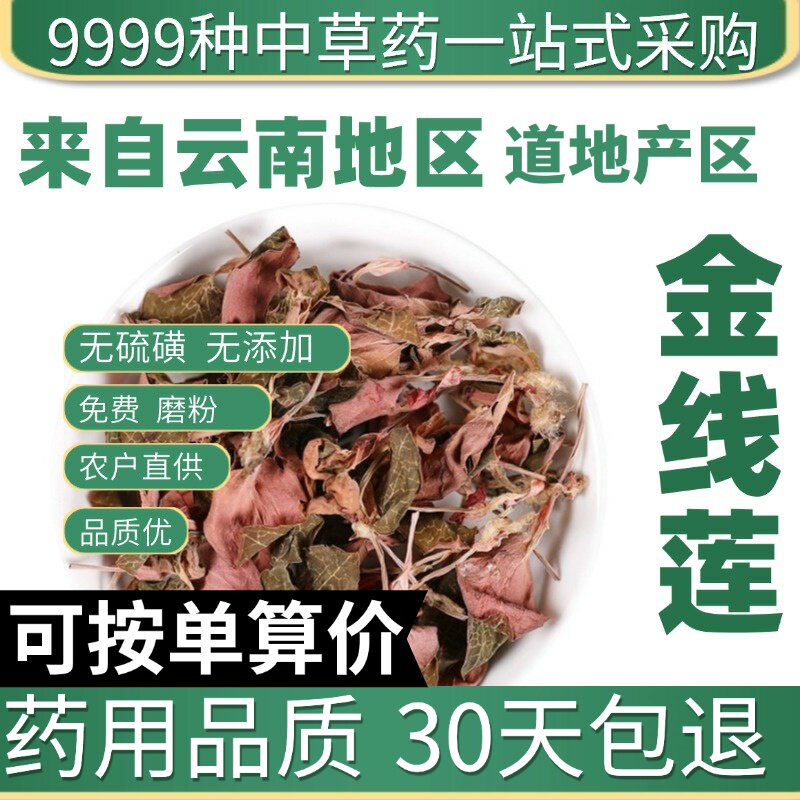 福建特级金线莲新鲜干品正品新货金钱莲整株泡茶10克原产地直发农
