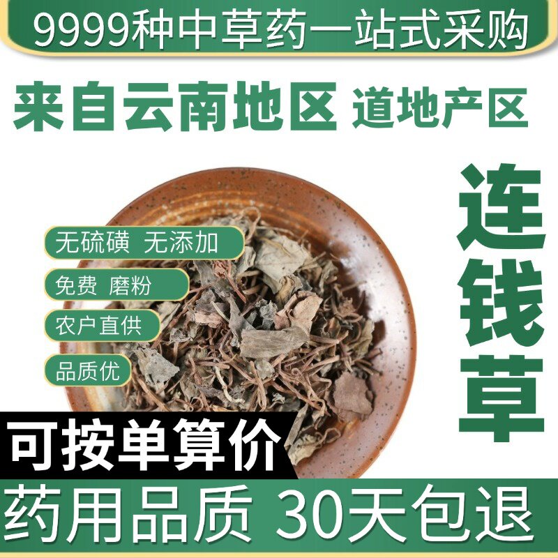 特级连钱草 遍地香 过墙风 铜钱草 透骨消正品新货50克原产地直发