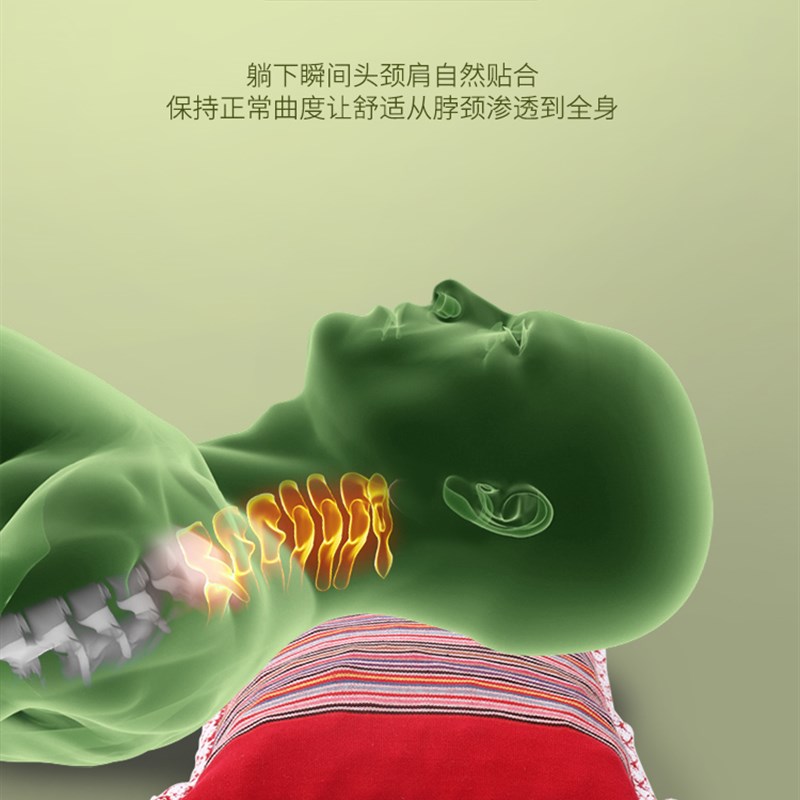 桃胡枕头颈椎枕护颈枕按摩助睡眠睡觉枕野生小山核桃按摩枕头