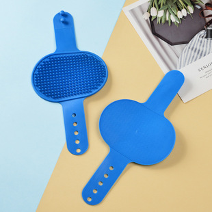 多功能硅胶宠物梳狗狗洗澡刷子按摩手套猫咪除毛梳子桌腿蹭痒神器