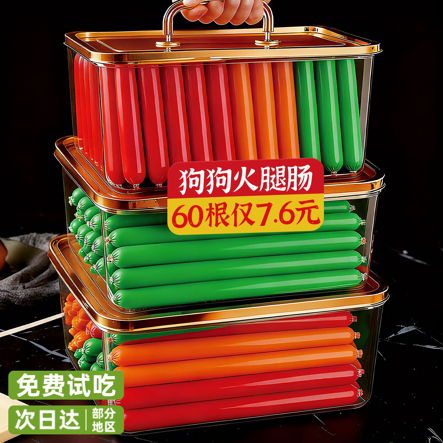 训犬专用狗狗火腿肠三味混合包装
