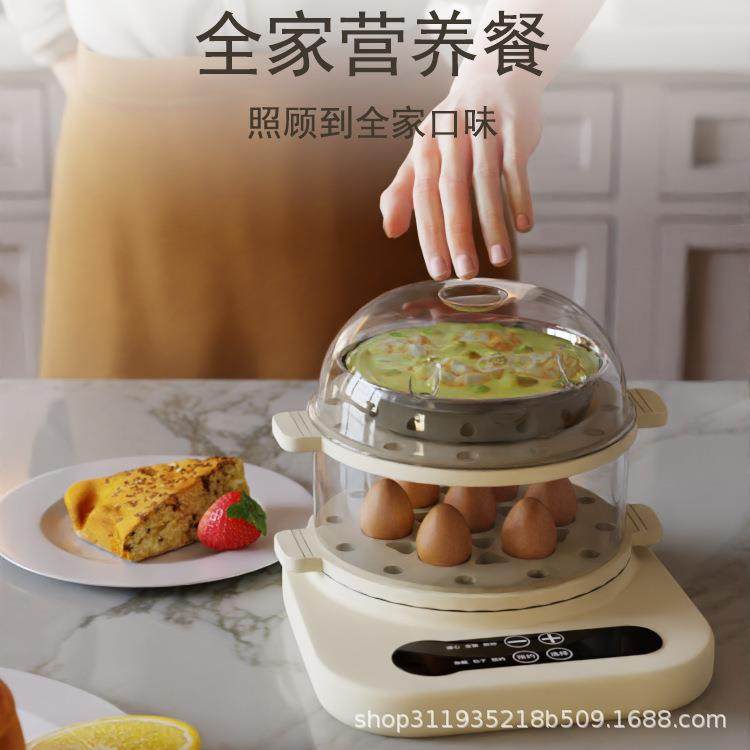 新款直销家用煮蛋器神器小型蒸蛋器早餐煮蛋多功能自动煮鸡蛋煎蛋