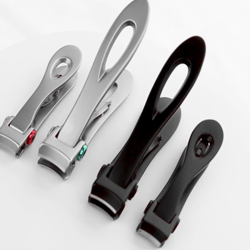 直销新款现货不锈钢大口指甲钳防飞溅指甲刀单个大号厚脚趾甲剪刀