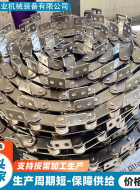 工业传动链条08B单双排链条大节距滚子链304不锈钢非标异型链条