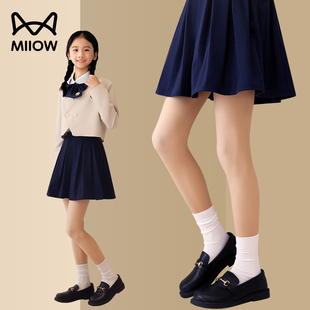 猫人儿童光腿神器秋冬季 袜女童 加绒加厚肤肉色打底袜连脚踩脚连裤