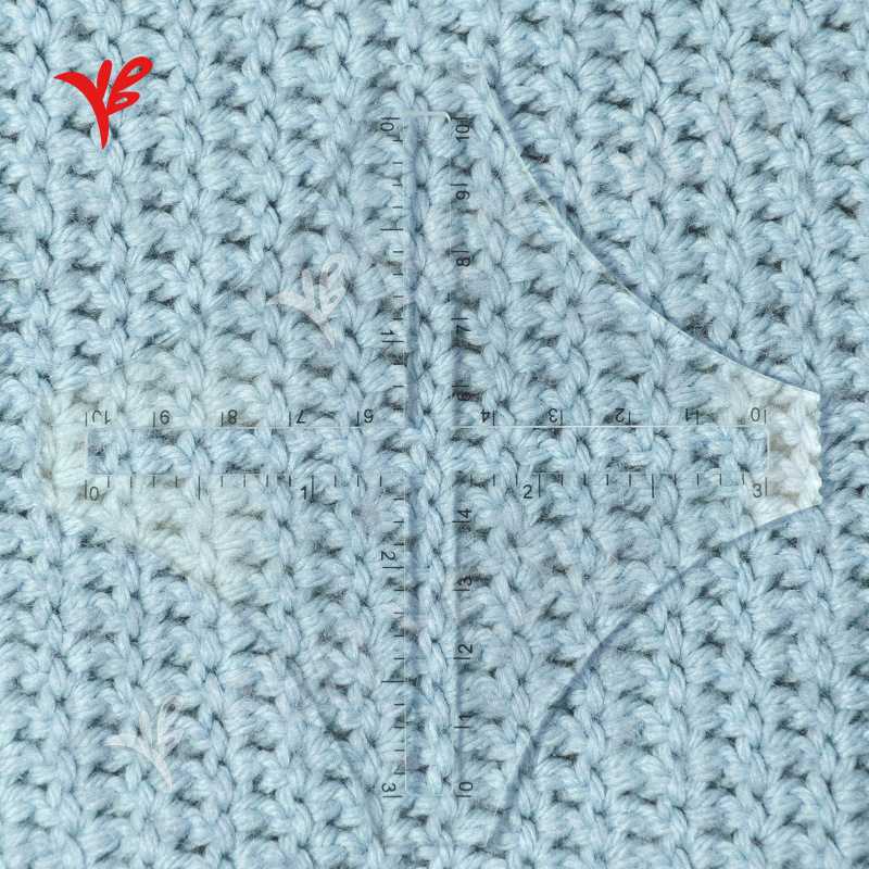 新款直销BEN YEDD亚克力透明密度尺毛线小样编织计算尺计算器密度