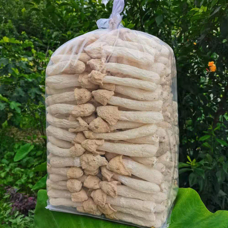 【2026新货】短裙竹荪干货500g毛重天然无硫头茬竹笙煲汤火锅食材
