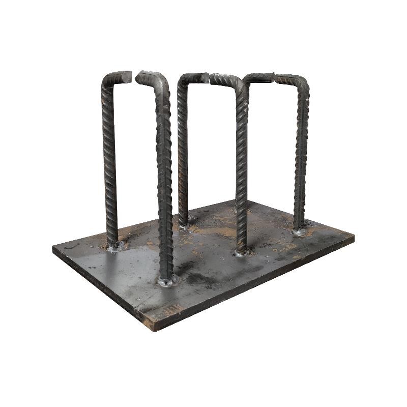 焊凳预埋件铁板焊接螺纹钢结构本色建筑幕墙钢筋钢板带腿4爪加固