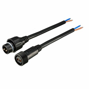 防水插头公母对接航空接头电源快速接插件LED电线2-8芯连接器定制